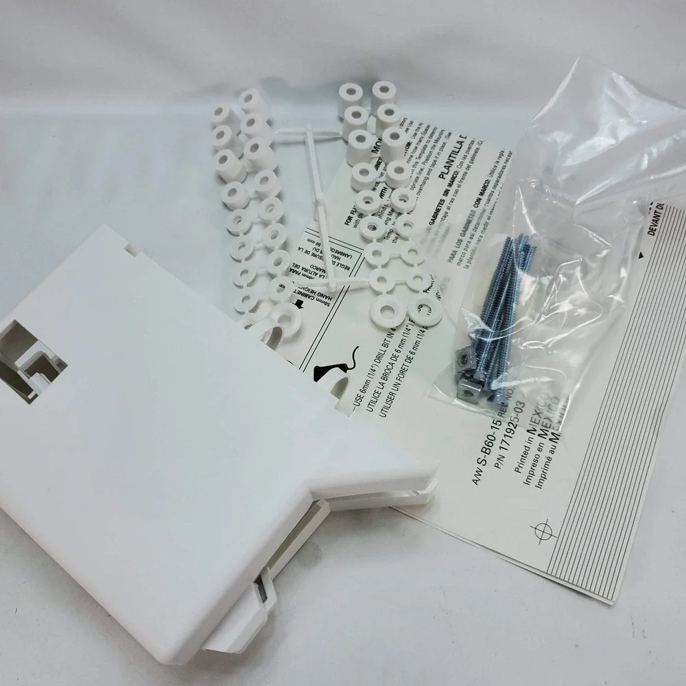 Black & Decker Spacemaker ODC325 Mounting Kit White Installation Hardware NEW